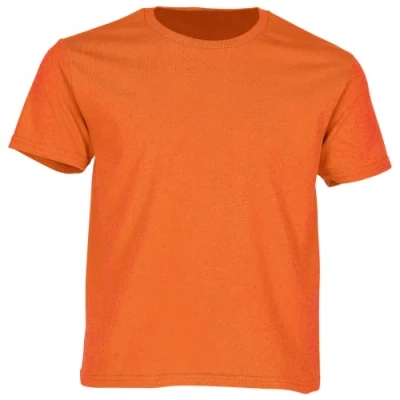 Image of Fruit of the Loom Kids Iconic T Shirt, orange, 14 Years
