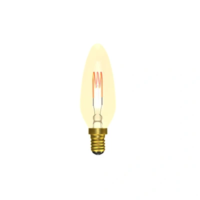 Image of Dimmable Vintage Soft Coil Vertical LED Filament Candle 4W Bell Lighting