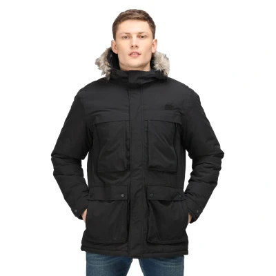 Image of Regatta Mens Volter Waterproof Insulated Parka (Black) Size X Large