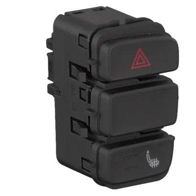 Image of 1S0927140C, 1S0927140C1QB, 1S0927140J, 1S0927140J1QB Switch, hazard light FEBI BILSTEIN 44395 Dashboard, Upper Right