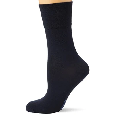 Image of Nur Die Women&#039;s Damen Feine Komfort Socke, Blue (Maritime 190), 6/8
