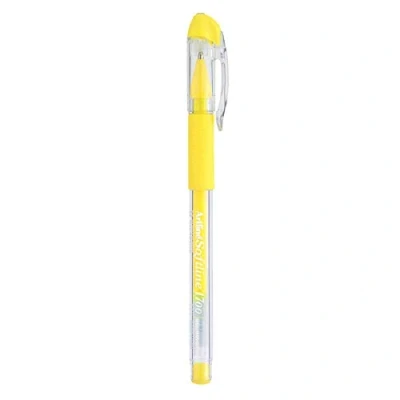 Image of Artline Softlie 1700 Gel Ink Rollerball Pen Yellow