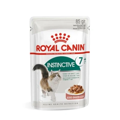 Image of Royal Canin Instinctive 7+ Gravy Wet Cat Food 12 x 85g
