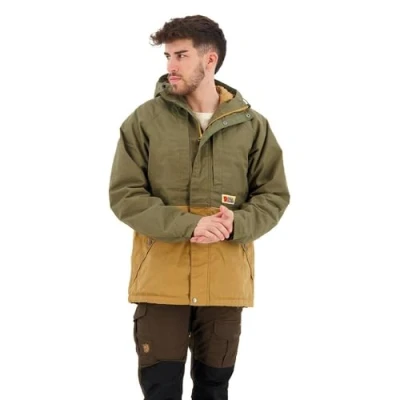 Image of Fjallraven 84128 625 232 Vardag Lite Padded Jacket M Men&#039;s Laurel Green Buckwheat Brown Size S