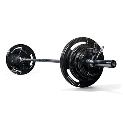 Image of Marcy 100kg Eco Weight Plate Set with 7ft Bar