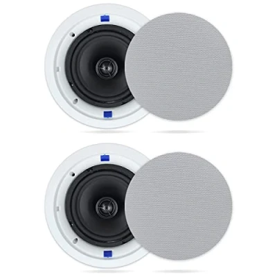 Image of Herdio 6.5 Inch Ceiling Speakers, 160W 2 Way in Speakers Perfect for kitchen, bathroom, living room A Pair