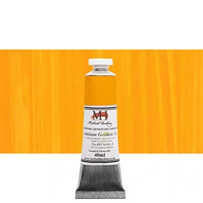 Image of Michael Harding Oil Colour : 40ml Cadmium Golden Yellow