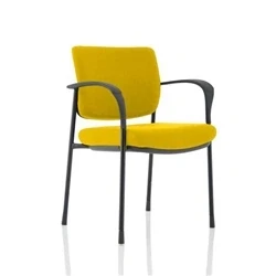 Image of Brunswick Deluxe Black Frame Bespoke Colour Back Seat Yellow With Arms