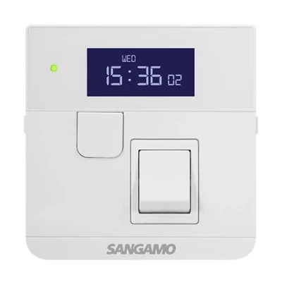 Image of Sangamo Powersaver Plus 7 Day Fused Spur Time Switch with Boost White