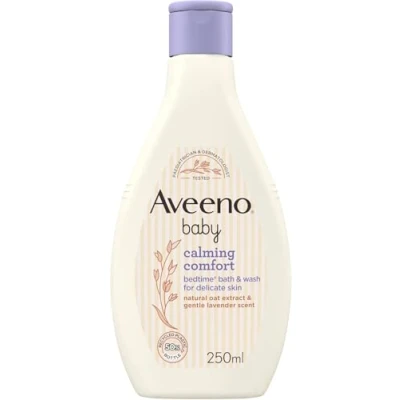 Image of Aveeno Baby Calming Comfort Bedtime Bath and Wash, 250 ml (Pack of 1)