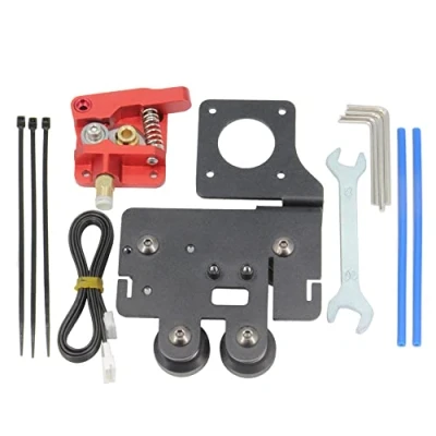 Image of Zeberoxyz Upgrade Direct Drive Support Aluminum Plate with 4pcs Pulleys Single Gear Extruder Kit Easy Print Filament for Ender 5 Series (Single Kit)