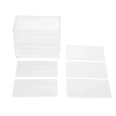 Image of Lash Tray Organizer, Acrylic 5 Layers False Eyelash Pallet Tool,Clear Storage Box,Eyelashes Glue Holders Case Grafting Container Holder For Care Makeup Tools