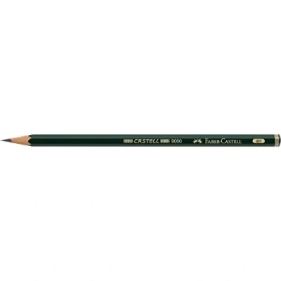 Image of Faber Castell Miscellaneous 9000 Graphite Pencil, 4H, For Art, Craft, Drawing, Sketching, Home, School, University, Colouring