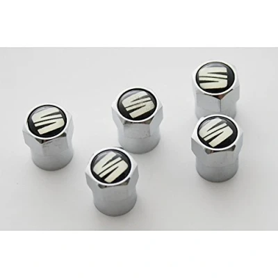 Image of Seat 000092782A Valve Caps Original Valves with Logo