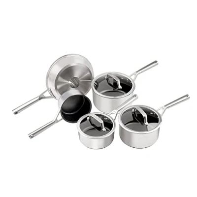 Image of Ninja C65000UK Foodi Zerostick 5 Piece Set Stainless Steel