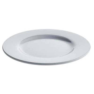 Image of A di Alessi PlateBowlCup Side Plate, Set of 4, (AJM28/5) , White