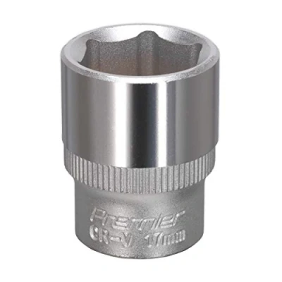 Image of Sealey Premier WallDrive® Socket 17mm 3/8&quot;Sq Drive