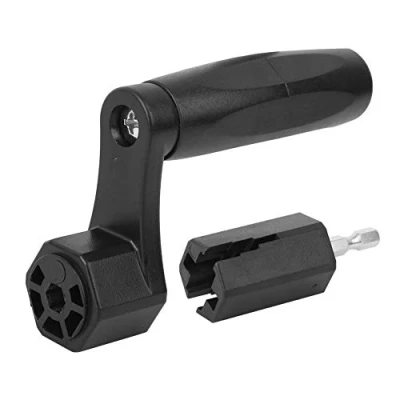 Image of Guitar String Winder, 2 in 1 ABS Bridge Pin Peg Puller Screwdriver Drill Bit Multifunctional Maintenance Tool