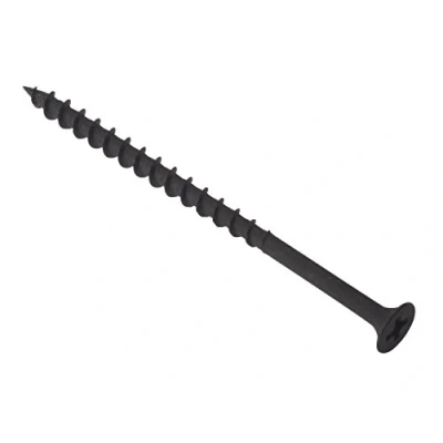 Image of ForgeFix Drywall Screws Coarse Thread 4.2 x 75mm Black Phosphate Box 100