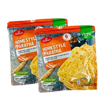 Image of Haldiram&#039;s Homestyle Paratha 6Pcs 360G Ready to Eat 100% Fresh Indian Origin B1G1
