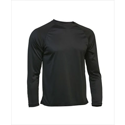 Image of Asioka 300/14 Long Sleeve Sports Tee, unisex adult, NEGRO XL, Black, XL