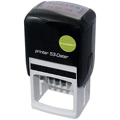 Image of Q Connect Voucher for Custom Self Inking Date Stamp 43x28mm