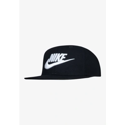 Image of NIKE Boy&#039;s Graphic Snapback Hat (4 7, Black/White)