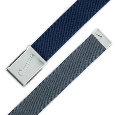 Image of NIKE Boys&#039; Big Reversible Stretch Web, Navy/Grey, O/S
