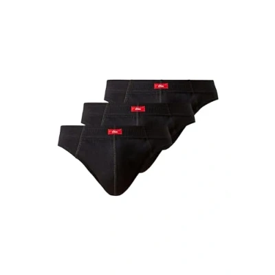 Image of s.Oliver Men&#039;s Jh 1sl_ls Underwear, Black, L (Pack of 7)