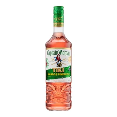 Image of Captain Morgan Tiki Mango &amp; Pineapple Rum Based Spirit 25% vol 70cl Bottle