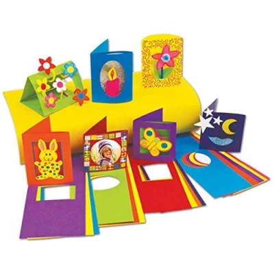 Image of Springboard Coloured Aperture Card Making Kit Blank Cards Multipack for All Occasions Supplies Children and Adults Thank You Cards, Greetings, Birthday 40 Pack Assorted