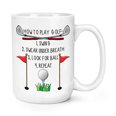 Image of How to Play Golf 15oz Large Mug Cup