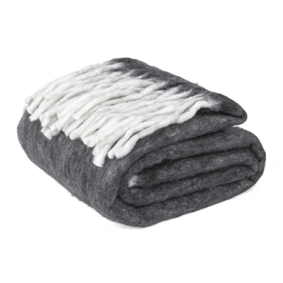 Image of EHC Throw Blanket Sofa, Couch Settee throws Covers Armchair Bed Light &amp; Warm Blanket, 125 x 150 cm, Dark Grey