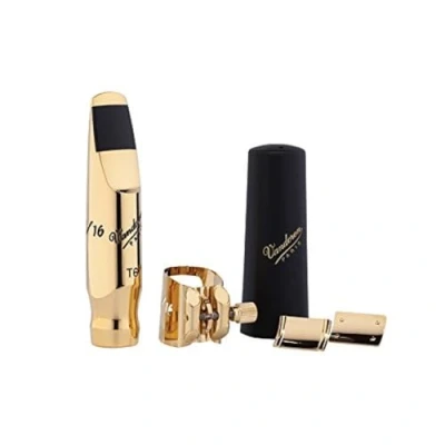 Image of Vandoren SM822GSKO V16 T6 Plus Optimum Ligature/Cap Tenor Metal Mouthpiece, Small