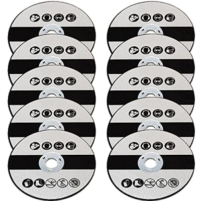 Image of Cutting Discs 10 x Sanding Suitable for Parkside Cordless Angle Grinder Hand Sander PWSA 12 Li A1 LIDL IAN297696 Disc Set (10)