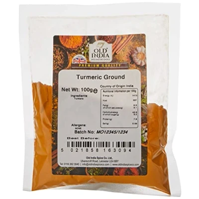 Image of Old India Turmeric Ground 100g