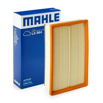 Image of 7E0129620A, 7H0129620A Air Filter MAHLE ORIGINAL LX 864 66,9mm 188mm 311,6mm Insert VOLKSWAGEN: Transporter 6, Multivan 5 (7HM,