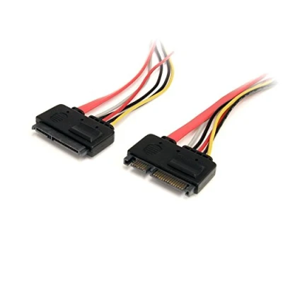 Image of StarTech.com 12in 22 Pin SATA power and data Extension Cable 1ft 12 inch (SATA22PEXT)