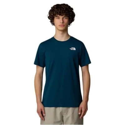Image of The North Face Vertical TEE Print Tshirt, Men&#039;s, Size: Small, Midnight petrol