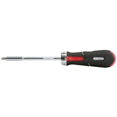 Image of KS Tools 159.2051 1/4&quot; Revolver ratchet bit screwdriver, 7 pcs