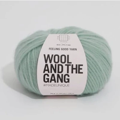 Image of Wool and the Gang Feeling Good Yarn 033 Eucalyptus Green