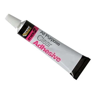 Image of Everbuild EVBS2CLEAR Stick 2 All Purpose Adhesive Tube