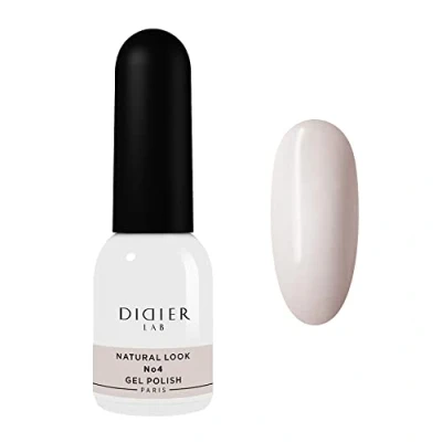 Image of Didier Lab Premium Gel Nail Polish Natural Look No4 Varnish Art Long Lasting Easy to Apply Nails Jelly UV/LED Chip Resistant