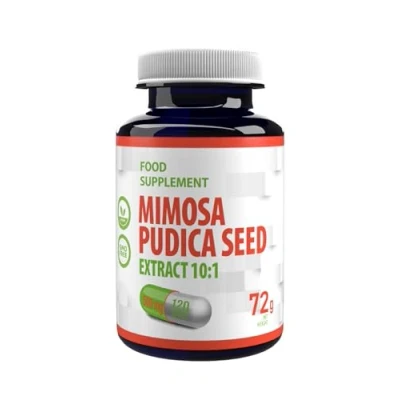 Image of Mimosa Pudica Seed 5,000mg Equivalent (500mg of 10:1 Extract) 120 Vegan Capsules, 3 Party Lab Tested
