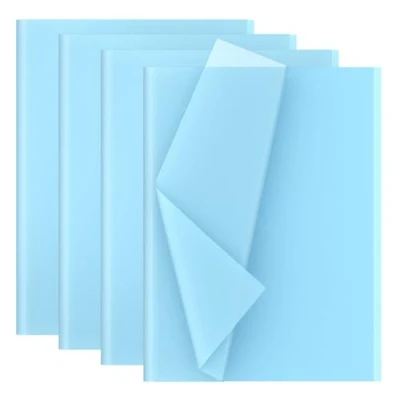 Image of Decoupage Tissue Paper 28 Sheets 50x70 cm Light Blue