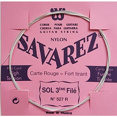 Image of Savarez single string for Classic Guitar Traditional Concert 527R G3w fits set 520F
