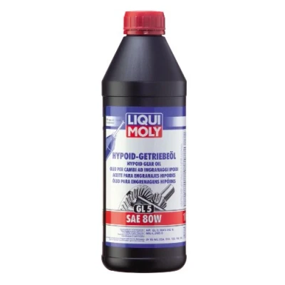 Image of LIQUI MOLY Hypoid Gear oil (GL5) SAE 80W 1 L Hydraulic SKU: 1025