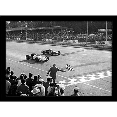 Image of Pyramid International Monaco Memorabilia Canvas Print, Multi Colour, 30 x 40 cm