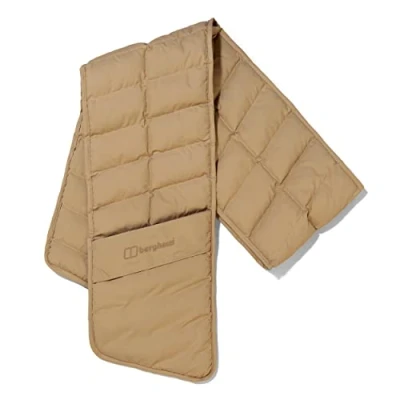 Image of Berghaus Unisex Quilted Scarf, Kelp/Sand Dune, One Size