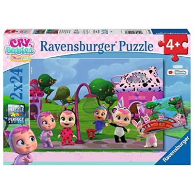Image of Ravensburger 5103 Cry Babies Puzzle 2 x 24 Pieces, for Children 4+ Years Old, Multicoloured